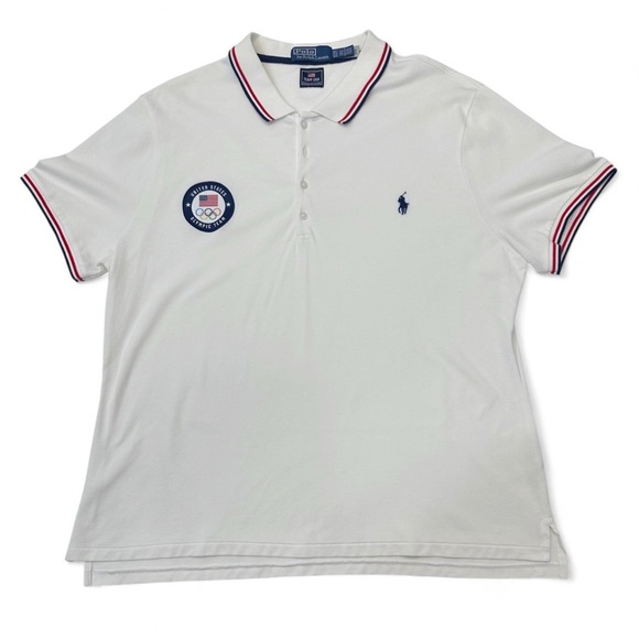 Rare Polo Ralph Lauren Men's Team USA Custom Slim-Fit Mesh Polo Shirt Size 3XL - Picture 1 of 5